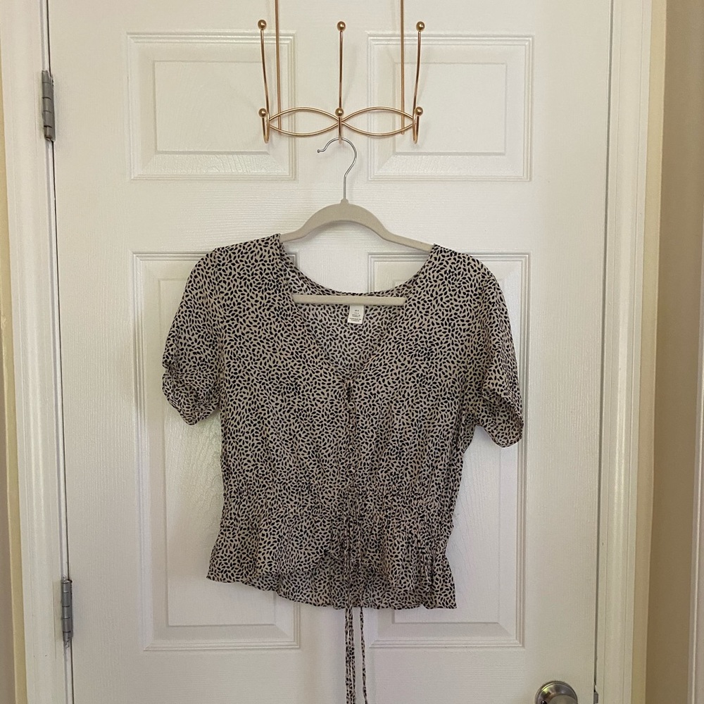 Girls Night Out Leopard Blouse